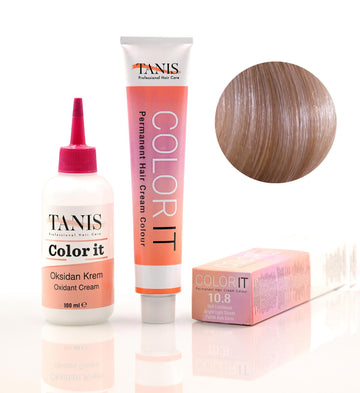 TANİS COLOR-IT (100 ML) Permanent Saç boyası 10.8 (Parlak Açık Sarışın)