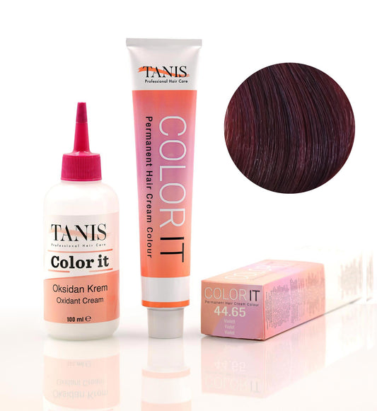 TANİS COLOR-IT (100 ML) Permanent Saç boyası 44.65 (Violet)