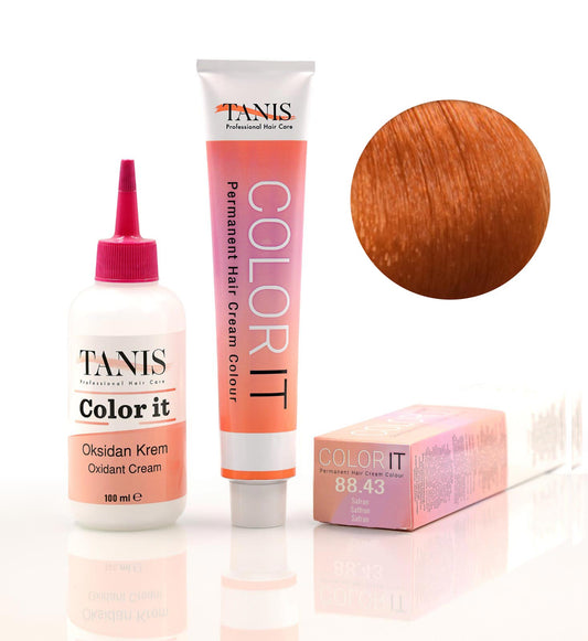 TANİS COLOR-IT (100 ML) Permanent Saç boyası 88.43 (Safran)