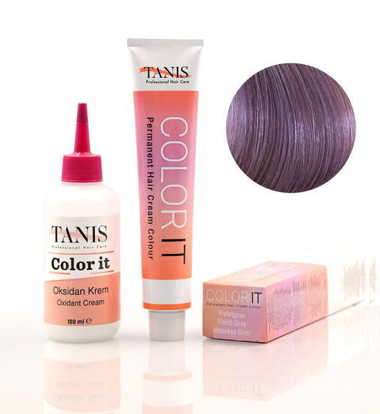 TANİS COLOR-IT (100 ML) Permanent Saç boyası Menekşe grisi (Violetgrau)