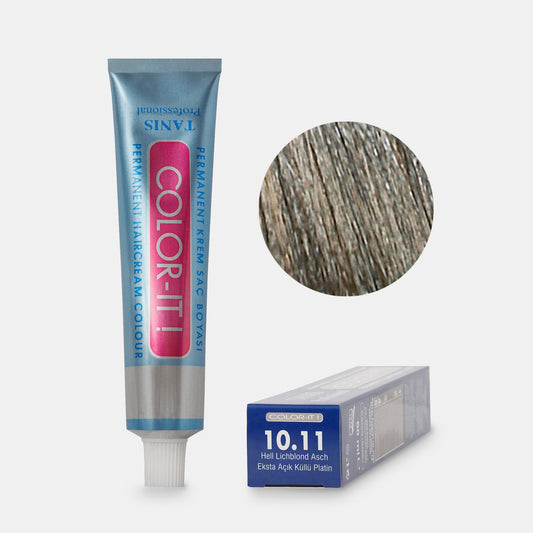 Permanent Hair Color COLOR-IT 10.11 Extra Light Ash Platinum