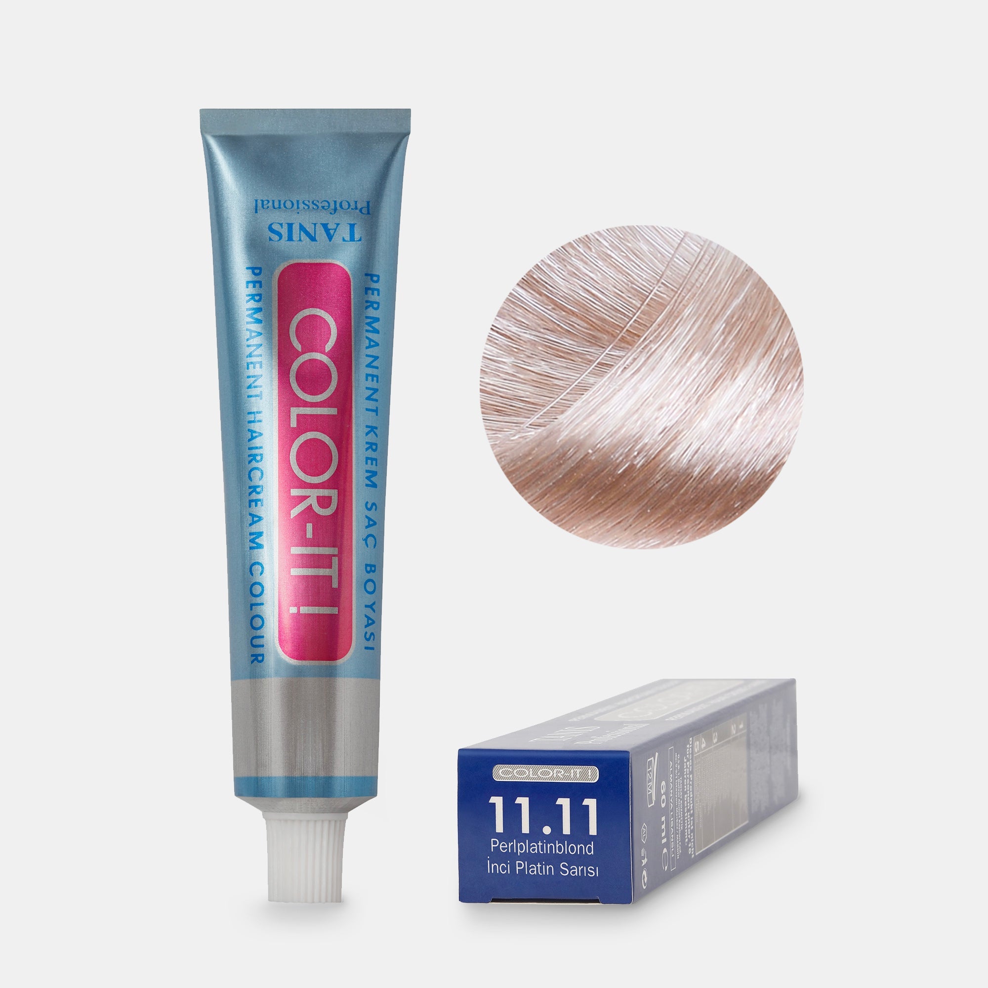 Kalıcı Saç Boyası COLOR-IT 11.11 İnci Platin Sarı